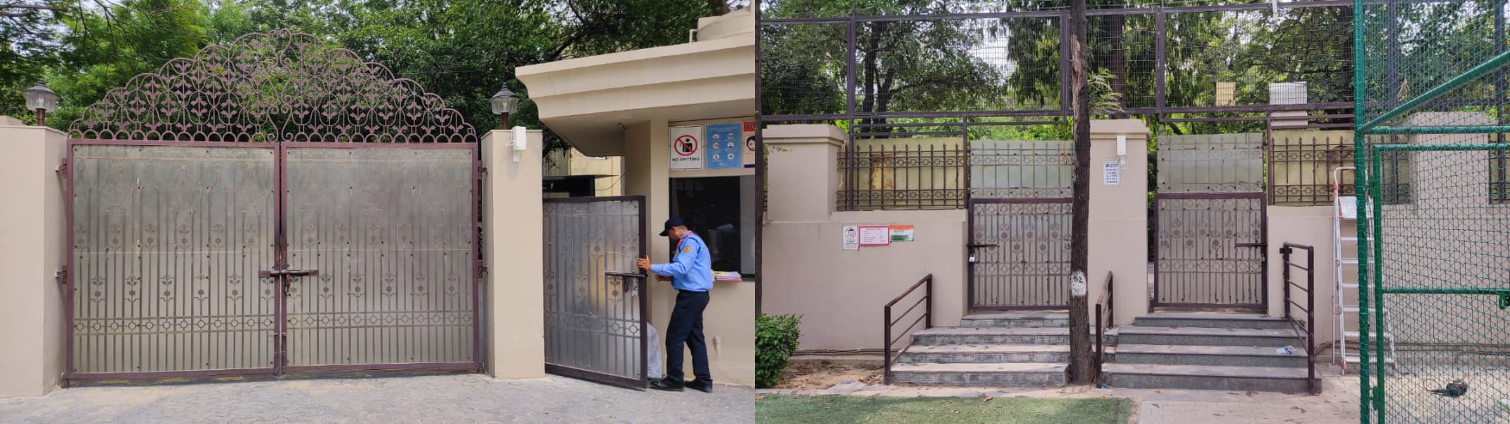 MR7901P ติดไว้ที่ประตูโรงเรียน/โรงเรียนเข้าและโรงเรียนออก